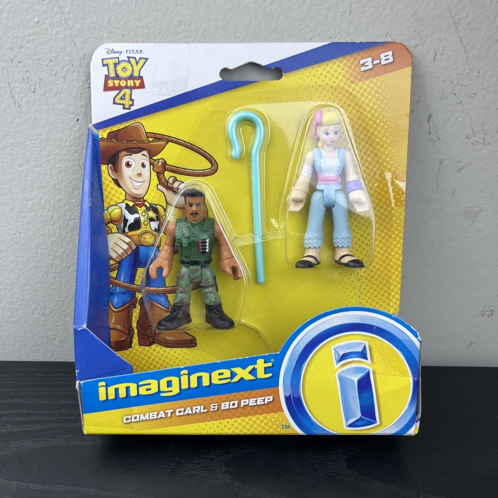 Fisher-Price Imaginext Toy Story 4 Combat Carl & Bo Peep‎ Figures NEW
